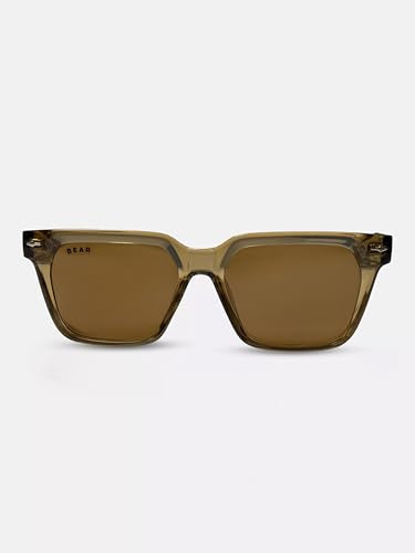 Men Square Full Rim Frame Sunglasses