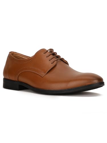 Bata Magnus E Men's Light Brown Formal Shoes - 10 UK (8213123)