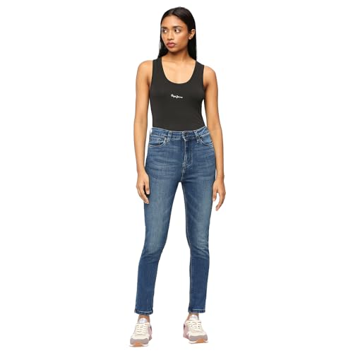Pepe Jeans Women's High Rise Skinny Fit Jeans