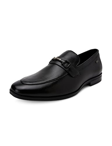 LC9543E Men's Leather Shoes I COMFORTABLEI Stylish Formal Shoes for Men's Office & Business_LC9543EBLACK_42EU/8UK