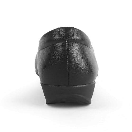 tresmode JELO Women's Ballerina Shoes Footwear Black, 3 UK / 36 EU - Almond Toe Ladies Ballet Flats Formal Casual Comfortable Wear