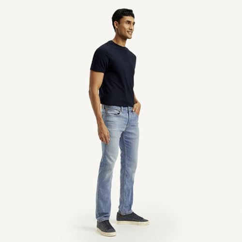 Levi's Men's Light Blue 511 Slim Fit Mid Rise Jeans, 18298-1769, 32