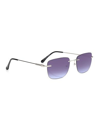 Fastrack Sunglasses |RECTANGLE Silver |UV protected | Large