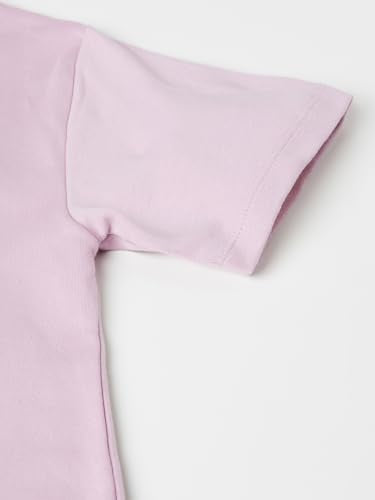 Max Girls Naruto Print T-Shirt(Pink_8-9 Y)