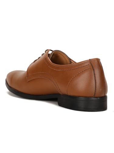 Bata Magnus E Men's Light Brown Formal Shoes - 10 UK (8213123)