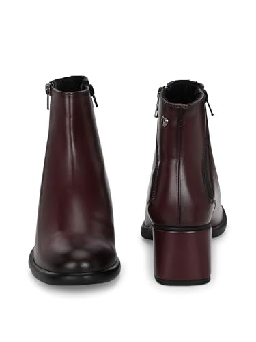 Delize Womens Cherry Ankle Mid Heel Boots 67840-36