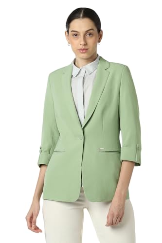 Van Heusen Women's Blazer (VWBZFRGFB63261_Green