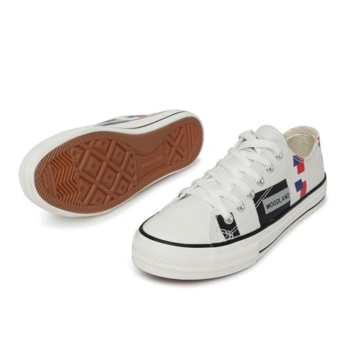 Woodland Women White Sneakers