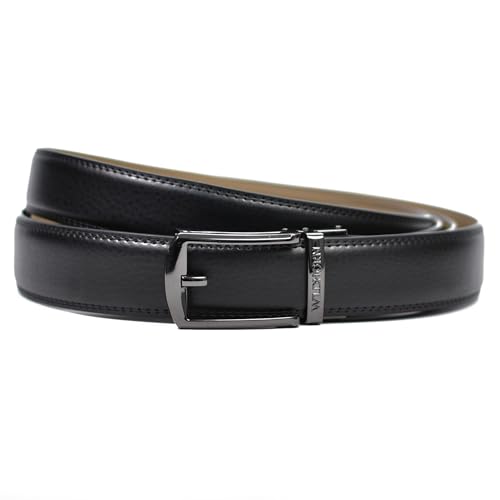 WildHorn Men's Genuine Leather Belt for Men| Premium Auto-Lock Buckle | Adjustable up to 48” | Formal & Casual Wear | Micro-Adjust Fit | Stylish Gift Box Included
