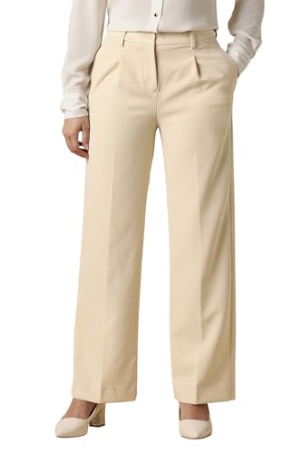 Allen Solly Womens Trousers Beige