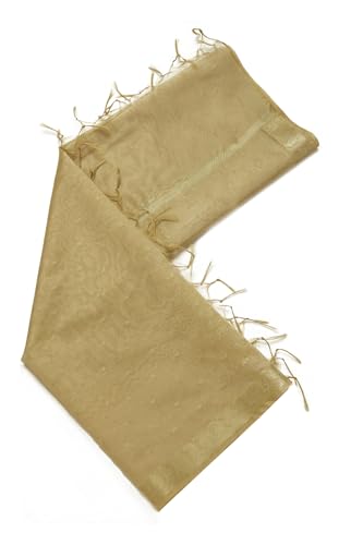 Soch Womens Beige Zari Woven Dupatta With Zari