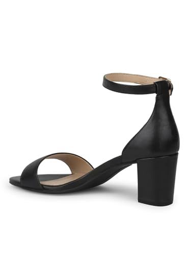 Hush Puppies Block Heel Sandals - Black (6Uk)