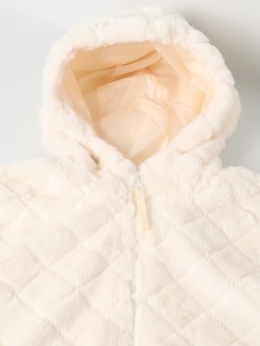 Girls Faux Fur Hooded Jacket