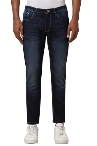 Allen Solly Men's Skinny Jeans (ALDNVSKFG56880_Navy