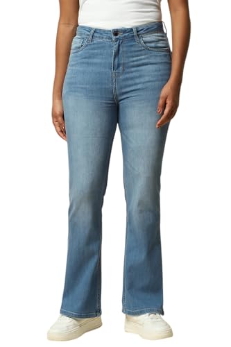 Allen Solly Women Blue Regular Fit Mid Wash Jeans