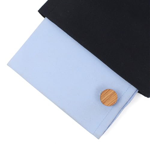 Peluche Natural Wooden Cufflinks for Men