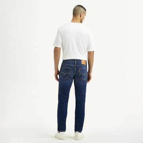 Levi's Men Slim Fit Mid Rise Jeans Dark Indigo