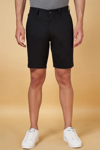 Men's Byford Black Shorts Slim Fit,Anthracite,38