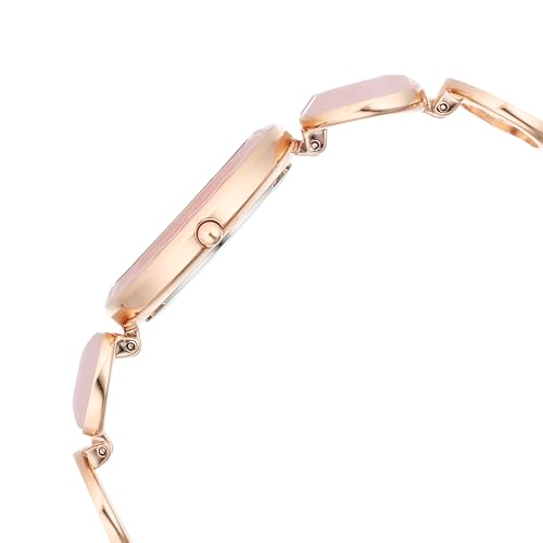 Titan Raga New You Quartz Analog Mother of Pearl Dial Rose Quartz Stone Strap Watch for Women-NS95195WM01
