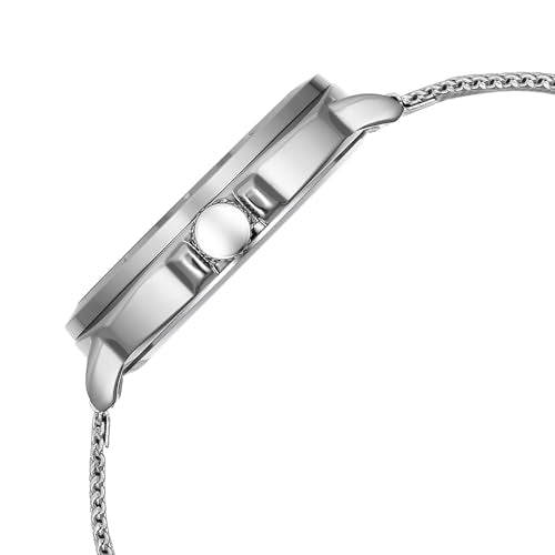 Fastrack Vyb Quartz Analog Silver Dial Steel Sheet Metal Strap Watch for Men-FV30014SM01W