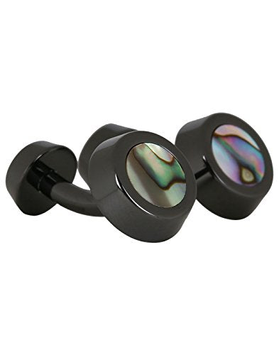 Peluche Zirconium Ceramic Studded with Natural (Semi Precious) Cufflinks for Men