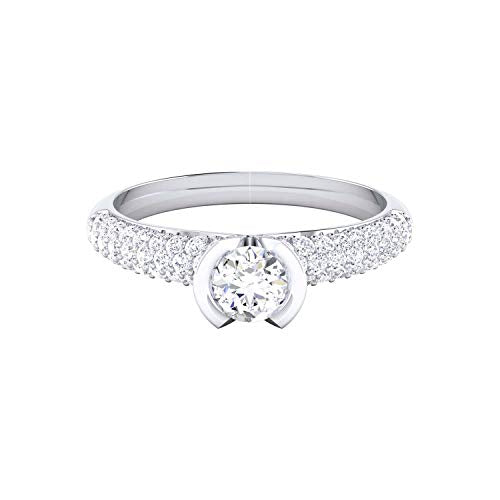 Avsar Jewellery 14k (585) White Gold Ring for Women