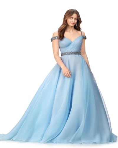 ThreadTexture Gown Dress (in, Alpha, 2XL, Plus, Big Girls, Blue)