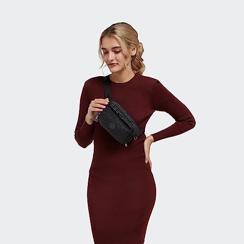 Kipling Abanu Multi Convertible Crossbody Bag, Signature Emb, 7.5"L x 5"H x 3.25"D