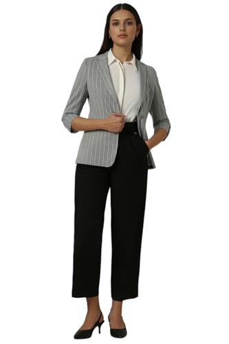 Van Heusen Women's Blazer (VWBZFRGPK82589_Grey