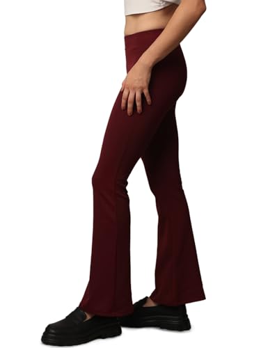 ONLY Women Solid Flared Casual Leggings
