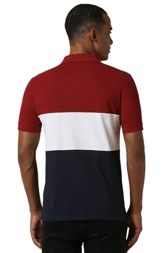 Allen Solly Men Multi Patterned Polo Neck T-Shirt