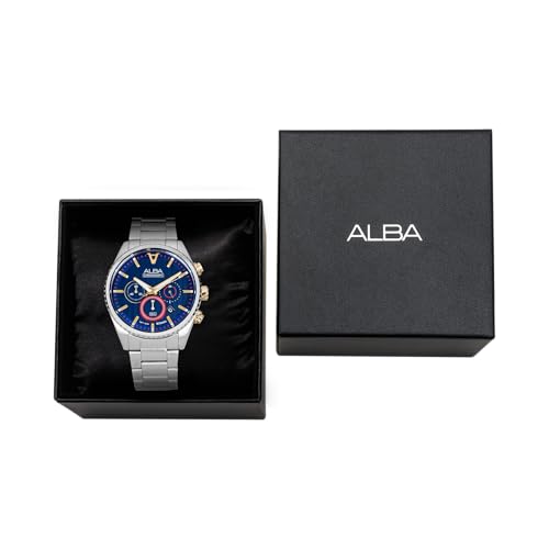 Alba Signa Blue Patterned dial-AT3H97X1