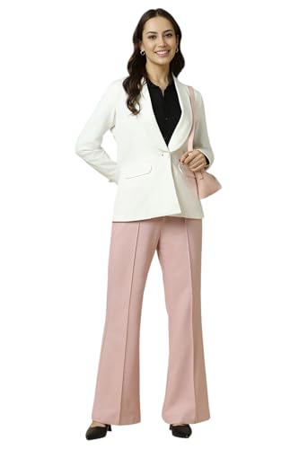 Allen Solly Women's Blazer (AHKZWRGF900567_White