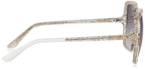 Guess 100% UV protecetd | Gradient | Polarized | Large | Full Rim | Square | Frame: Gold | Lens: Green