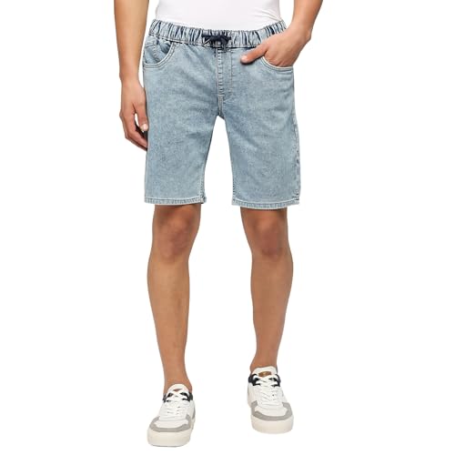Pepe Jeans Men's Boyfriend Shorts (PM801070Q05_Light Used Indigo Blue