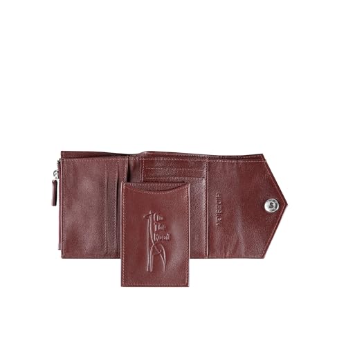 Hidesign Women's Genuine Leather Tri Fold Wallet
