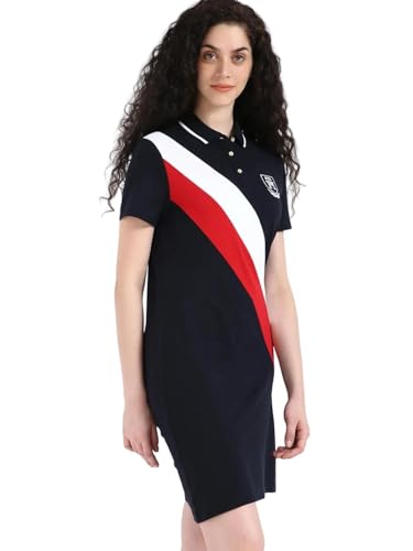 Cotton Polo T-Shirt Collar T-Shirt Dress
