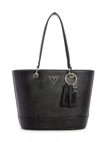 Guess Black Solid Noelle Small Elite Tote Bag
