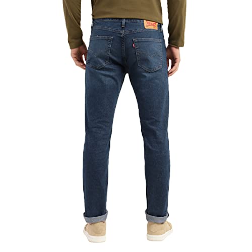 Levi's Men's 511 Slim Fit Mid Rise Jeans Mid Indigo|Size: 34