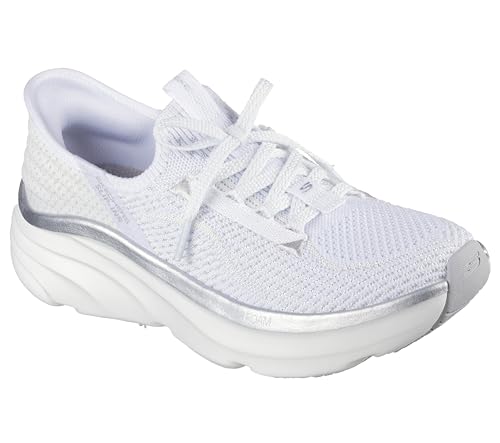 Skechers Women D'LUX Vapor-Evening Glow Off White Slip INS Casual Sneakers