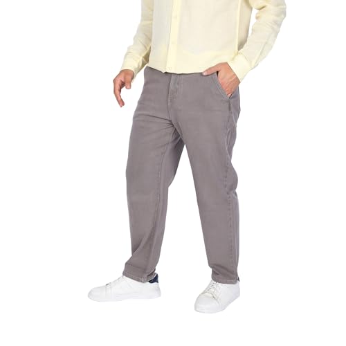 Wrangler Men Grey Loose Fit Low Rise Jeans