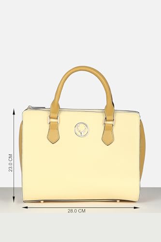 Allen Solly textured handheld bag with detachable strap