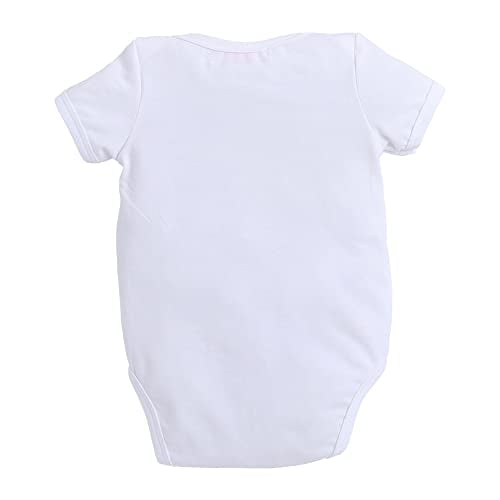 Hopscotch Baby Girls Cotton Striped And Spandex Skirt Set In White Color For Ages (9-12 Months)