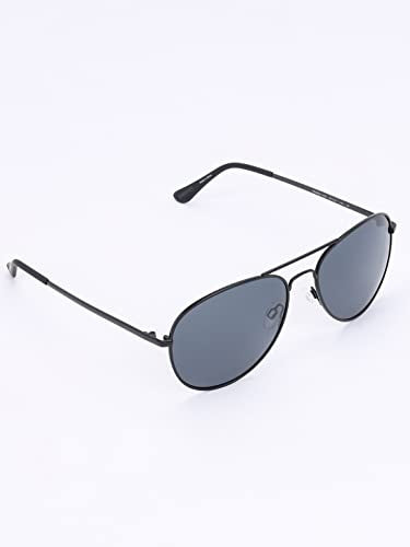 Skechers Men Aviator Black Polarization Sunglasses, large
