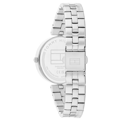 Tommy Hilfiger Quartz Silver Dial Stainless Steel Strap Watch for Women