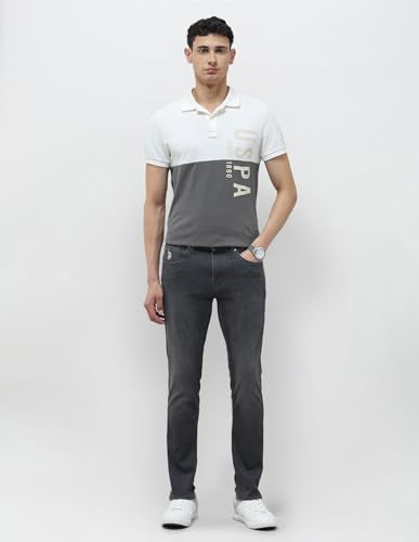 U.S. Polo Assn. Denim Co. Men's Slim Jeans (UDJEN1852_Dark Grey Wash