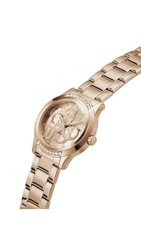 GUESS Analog Rose Gold Dial Women's Watch-GW0861L3