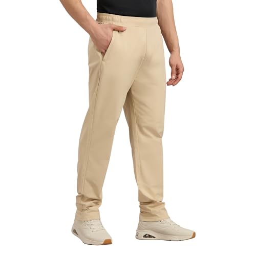 Skechers Men's Tapered Pants (PT0100ID-NTBL_Natural/Blue