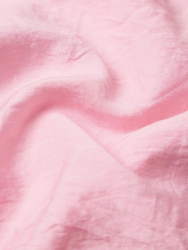 The Souled Store Textured Shirt: Pink Bird Women and Girls Full Sleeves Spread Collar Pink Embroidered Relaxed Fit Lightweight Easy to Style Everyday Office Wear Winter-Ready Shirt