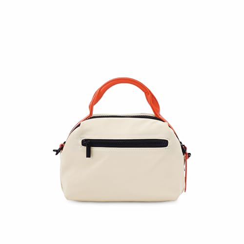 Fastrack Sling Bag for Men & Women | Medium Nylon Sling with Colorblock Design, Zipper Closure, Webbing Strap & Detachable Sling | 2 Compartments with Internal Utility Pockets for Everyday Use